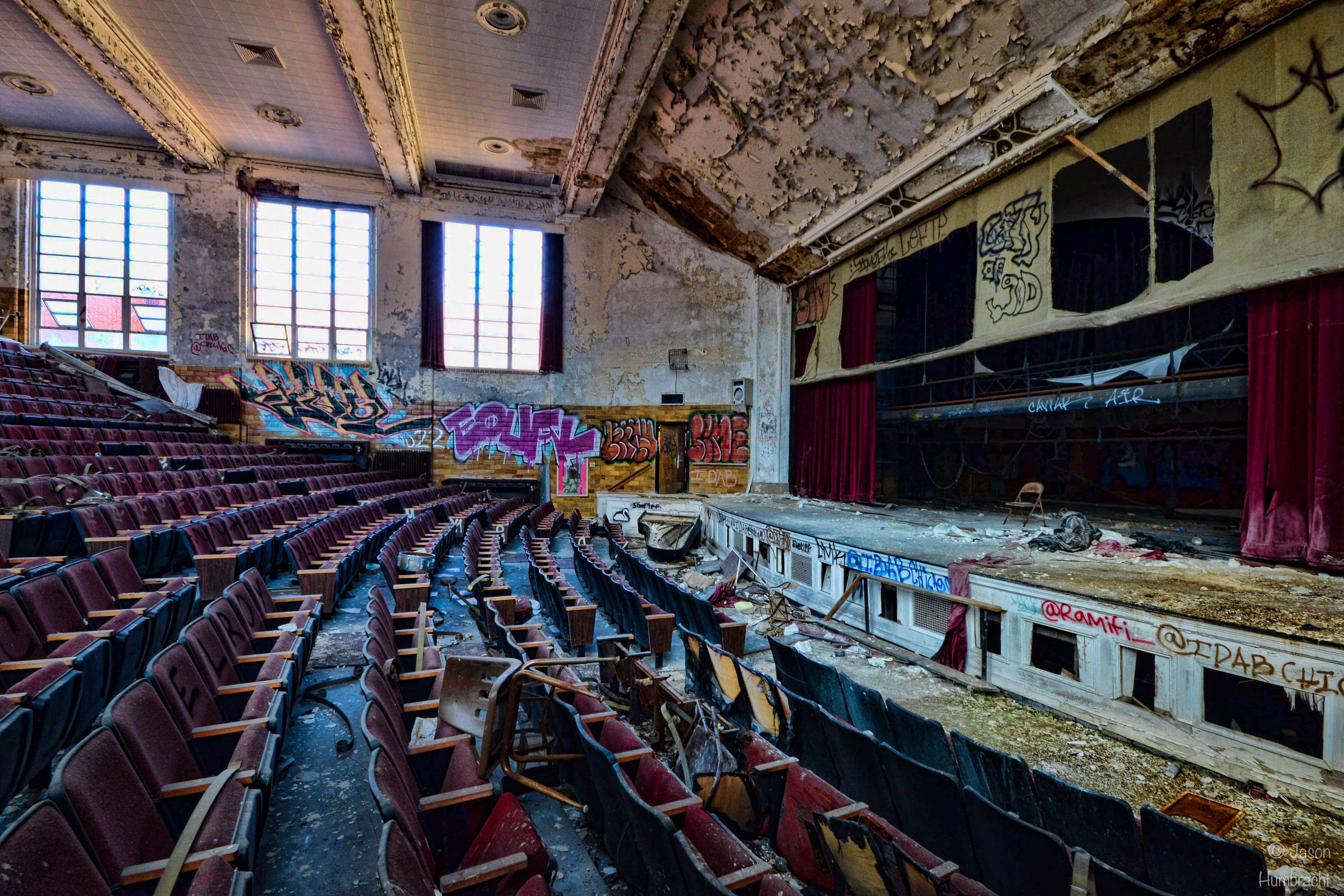 Abandoned High School Gary, Indiana Urbex Photography