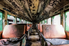 Abandoned Passenger Train | Cicero, Indiana | Abandoned Indiana | Urbex Photography | Image By Indiana Architectural Photographer Jason Humbracht