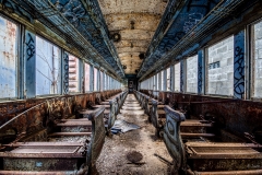 Abandoned Passenger Train | Cicero, Indiana | Abandoned Indiana | Urbex Photography | Image By Indiana Architectural Photographer Jason Humbracht