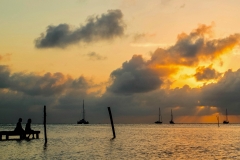 Sunset Silhouettes | Caye Caulker, Belize | Belize Landscapes | Image by Indiana Architectural & Travel Photographer Jason Humbracht