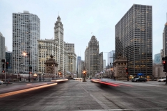 Chicago Traffic | Michigan Ave | Image By Indiana Architectural Photographer Jason Humbracht