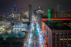 woodwardave-drone-detroit-night