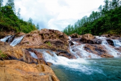 Five Sister's Waterfall in the Mountain Pine Ridge Forest, Cayo District, Belize