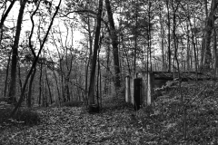 A hidden crypt in the Highland Park Cemetery | Ionia Michigan | Image by Indiana Architectural Photographer Jason Humbracht