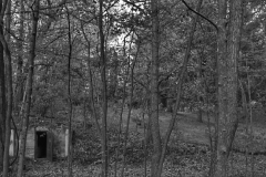 A hidden crypt in the Highland Park Cemetery | Ionia Michigan | Image by Indiana Architectural Photographer Jason Humbracht