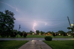 Lightning Strike | Irvington, Indiana | Indianapolis Landscapes | Image By Indiana Architectural Photographer Jason Humbracht