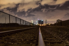 Train Tracks into Indianapolis | Image by Indiana Architectural Photographer Jason Humbracht