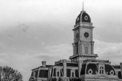 Noblesville, Indiana Courthouse Black & White | Image By Indiana Architectural Photographer Jason Humbracht