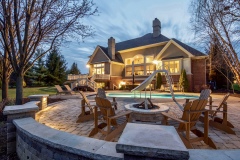 Back of Home at Dusk