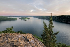 Sunset over Dale Hollow Lake in Kentucky