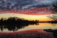 Sunrise on Morse Reservoir | Noblesville, Indiana | Indiana Landscapes | Image By Indiana Architectural Photographer Jason Humbracht