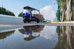 Tuk Tuk Passing By Grand Palace