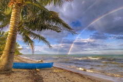 Double Rainbow Sunset | Hopkins, Belize | Belize Landscapes | Image By Indiana Architectural Photographer Jason Humbracht