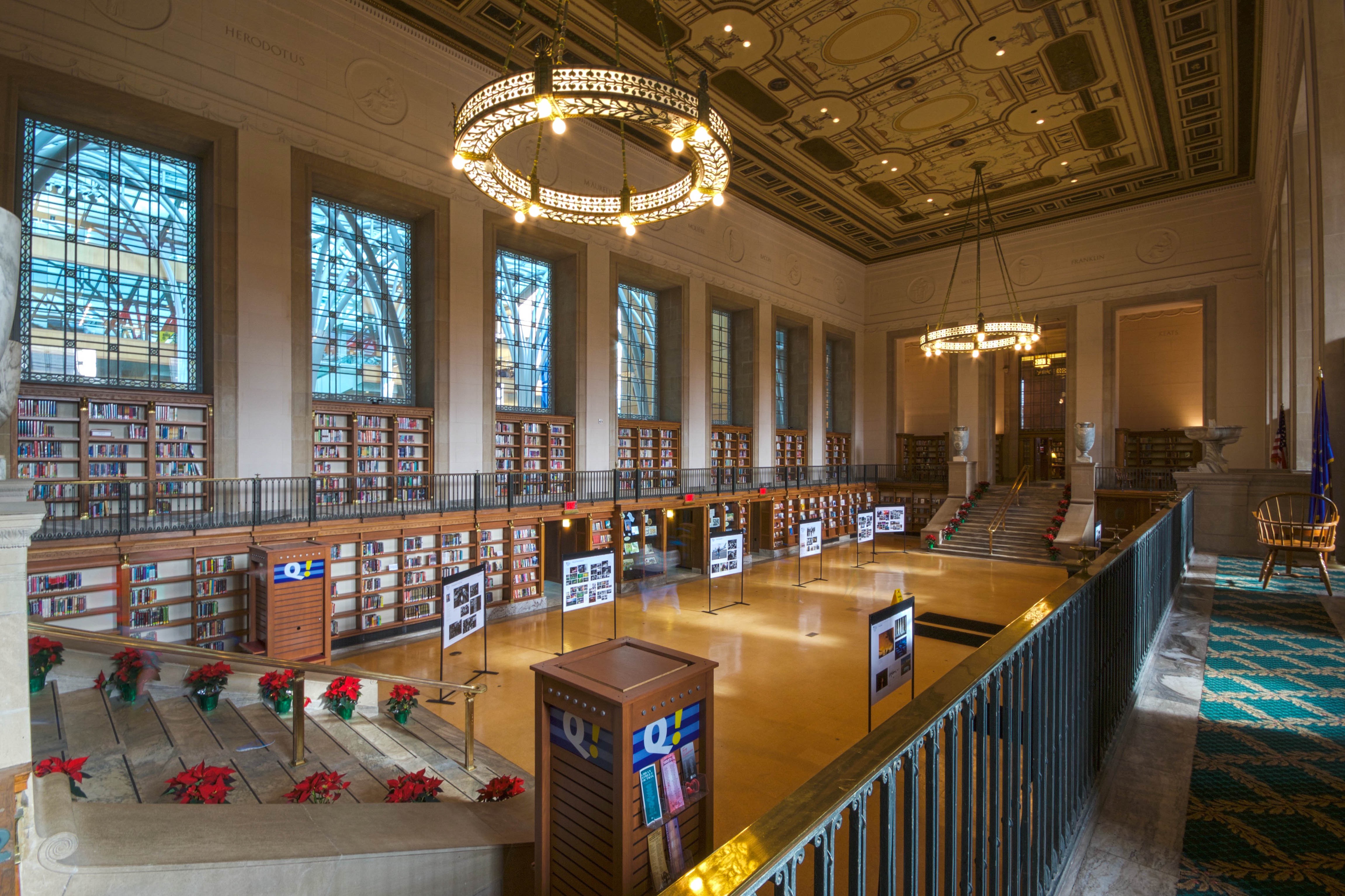 Indiana State Library Interior Indianapolis Indiana Photo Taken By 