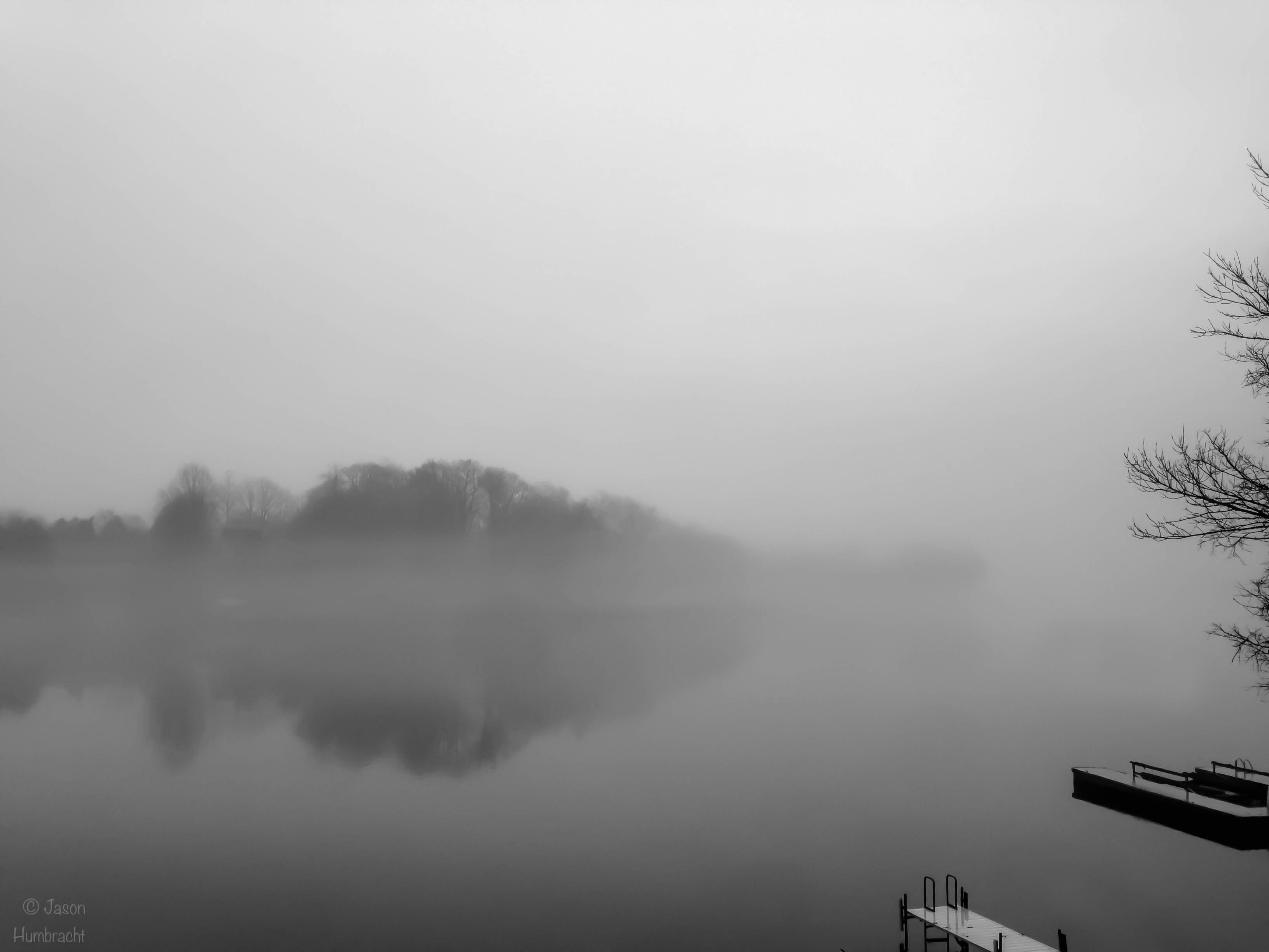 Foggy Start-Morse Reservoir | jhumbracht | photography