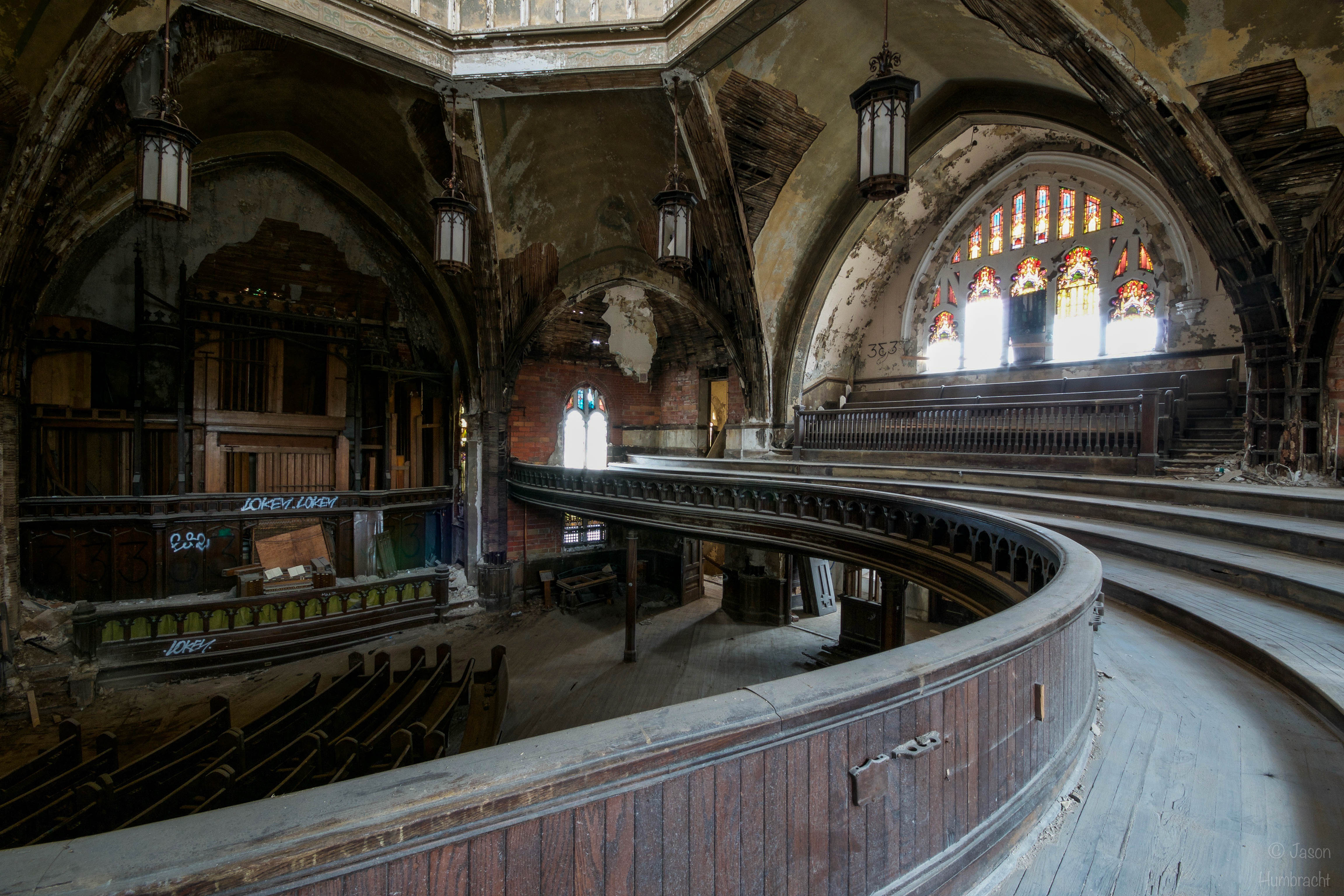 Abandoned Woodward Avenue Presbyterian Church-detroit-michigan 